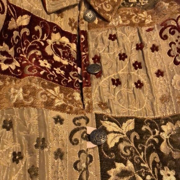 GOTCHA COVERED patchwork quilted embroidery coat - Picture 11 of 14